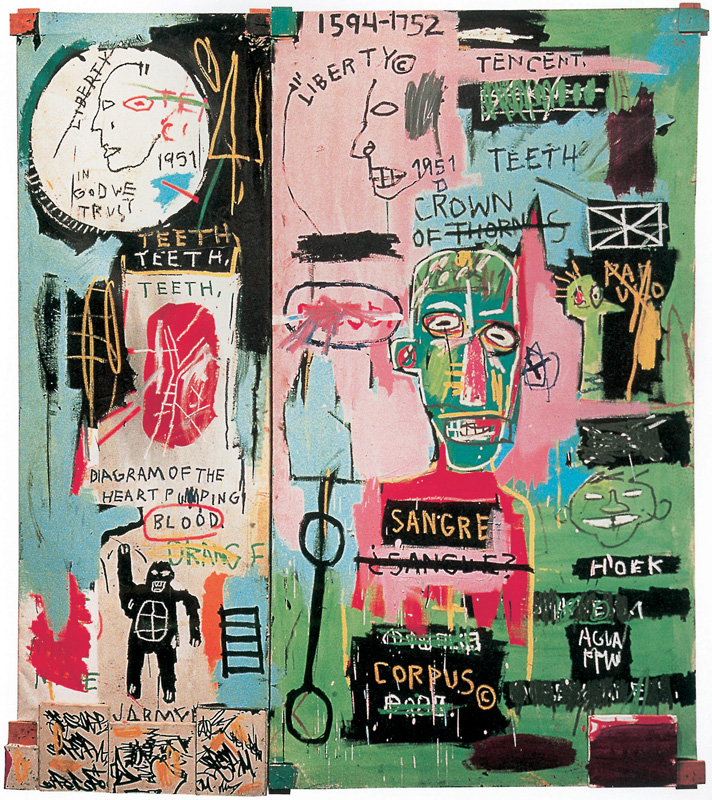 Basquiat : 12. In Italian 1983 © The Estate of Jean-Michel Basquiat © ADAGP, Paris 2010